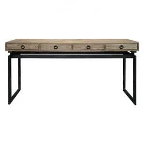 Torano Reclaimed Elm Timber & Iron Console Table, 160cm by Montego, a Console Table for sale on Style Sourcebook