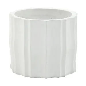 Flinders Pot Small 29 x 24cm in Bone by OzDesignFurniture, a Outdoor Furniture for sale on Style Sourcebook