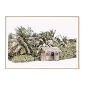 Tropical Shelter Framed Print in 87 x 62cm by OzDesignFurniture, a Prints for sale on Style Sourcebook