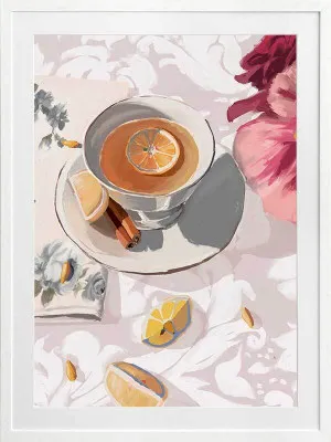 A Cup of Tea Framed Art Print by Urban Road, a Prints for sale on Style Sourcebook