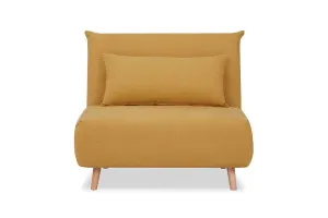 Bishop Modern Armchair Sofa Bed, Yellow Fabric, by Lounge Lovers by Lounge Lovers, a Sofa Beds for sale on Style Sourcebook