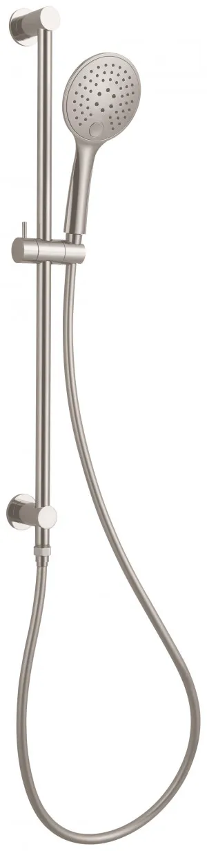Nero Fresh Round Rail Shower - Brushed Nickel by NERO, a Shower Screens & Enclosures for sale on Style Sourcebook