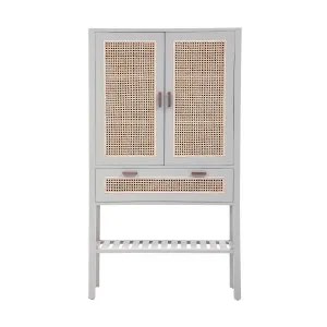 Rita Storage Cabinet in Grey / Rattan by OzDesignFurniture, a Cabinets, Chests for sale on Style Sourcebook