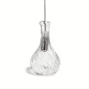 Wine Decanter Glass Pendant Light - Sherry by Ivory & Deene, a Pendant Lighting for sale on Style Sourcebook