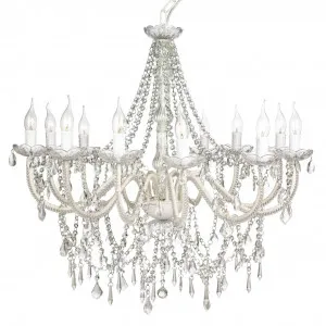 Cassie Chandelier 12 Light - Clear Acrylic by Ivory & Deene, a Chandeliers for sale on Style Sourcebook