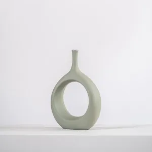 Ceramic Vase - Magnolia - Sage Grey by Ivory & Deene, a Decor for sale on Style Sourcebook