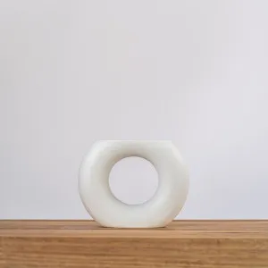 Ceramic Vase - Azalea - White by Ivory & Deene, a Decor for sale on Style Sourcebook