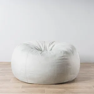 Pierre Fur Bean Bag - Silver Grey by Ivory & Deene, a Bean Bags for sale on Style Sourcebook
