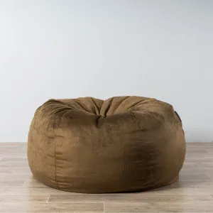 Pierre Fur Bean Bag - Coffee by Ivory & Deene, a Bean Bags for sale on Style Sourcebook