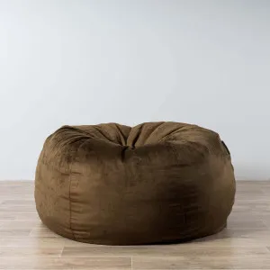Pierre Fur Bean Bag - Espresso by Ivory & Deene, a Bean Bags for sale on Style Sourcebook