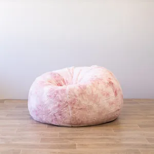 Marble Pink Plush Fur Bean Bag by Ivory & Deene, a Bean Bags for sale on Style Sourcebook