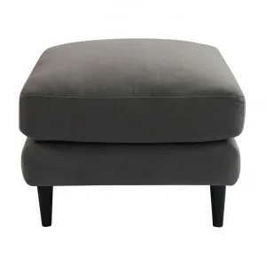 Kisdorf Fabric Ottoman / Footstool, Smoke by Chateau Legende, a Ottomans for sale on Style Sourcebook