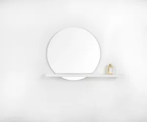 Rising Moon Mirror & White Shelf by Cob & Pen, a Mirrors for sale on Style Sourcebook