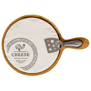 Euryale 3 Piece Round Paddle Cheese Serving Board Set by Casa Uno, a Platters & Serving Boards for sale on Style Sourcebook