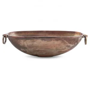 Pokolbin Metal Oval Bowl, Rainbow Copper by Casa Uno, a Decorative Plates & Bowls for sale on Style Sourcebook
