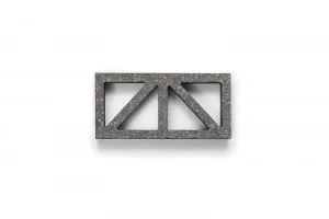 Breeze Block - Pewter (Wedge Breeze) by GB Masonry, a Masonry & Retaining Walls for sale on Style Sourcebook