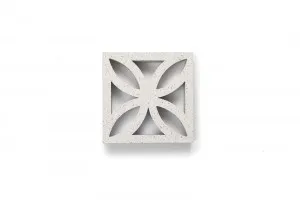 Breeze Block - Porcelain (Flower Breeze) by GB Masonry, a Masonry & Retaining Walls for sale on Style Sourcebook