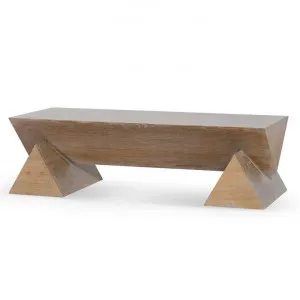 Davila 1.52m Elm Coffee Table - Natural by Interior Secrets - AfterPay Available by Interior Secrets, a Coffee Table for sale on Style Sourcebook