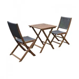 Havana 2 Seater Timber & Rope Cafe Setting by Havana, a Outdoor Dining Sets for sale on Style Sourcebook
