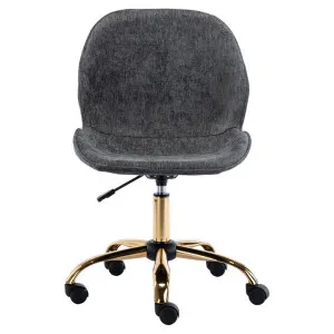 Martock Fabric Office Chair, Dark Grey by Emporium Oggetti, a Chairs for sale on Style Sourcebook