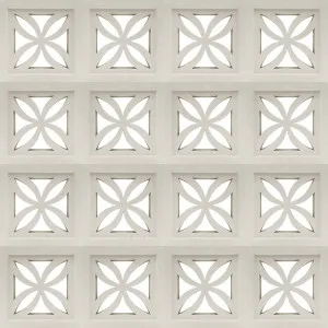 The Breeze Block Co. SMALLS _ Flower White by The Breeze Block Company, a Masonry & Retaining Walls for sale on Style Sourcebook