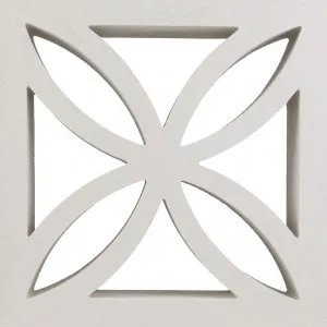The Breeze Block Co. BIGS _ Flower White by The Breeze Block Company, a Masonry & Retaining Walls for sale on Style Sourcebook