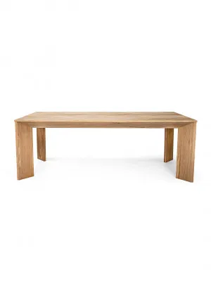 Zander Dining Table in Chervon Natural Oak by Tallira Furniture, a Dining Tables for sale on Style Sourcebook