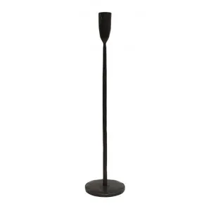 Dax Iron Candlestick, Large, Black by Provencal Treasures, a Candle Holders for sale on Style Sourcebook