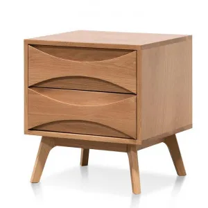 Marlon 2 Drawer Bedside Table - Natural by Interior Secrets - AfterPay Available by Interior Secrets, a Bedside Tables for sale on Style Sourcebook