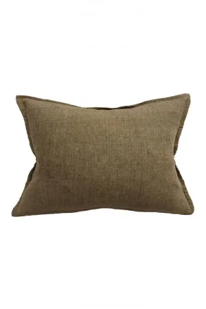 Mulberi Arcadia Linen Cushion - Clove by Interior Secrets - AfterPay Available by Interior Secrets, a Cushions, Decorative Pillows for sale on Style Sourcebook