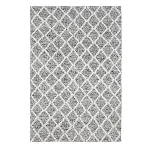 Huxley Rug 190x280cm in Grey/Off White by OzDesignFurniture, a Contemporary Rugs for sale on Style Sourcebook