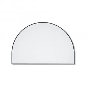 Arch Metal Frame Bathroom Mirror Black - 80cm x 120cm by Luxe Mirrors, a Vanity Mirrors for sale on Style Sourcebook