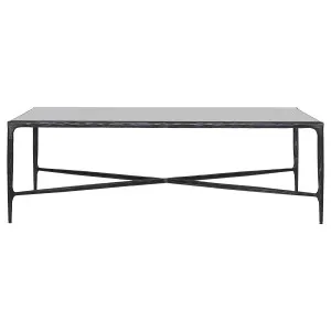 Lagos Coffee 120cm in Black / Glass by OZ Design, a Coffee Table for sale on Style Sourcebook