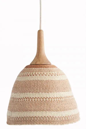 Handwoven Pendant Light - Coastal Collection, Medium by Her Hands, a Pendant Lighting for sale on Style Sourcebook