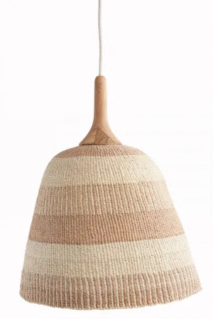 Handwoven Pendant Light - Coastal Collection, Large by Her Hands, a Pendant Lighting for sale on Style Sourcebook