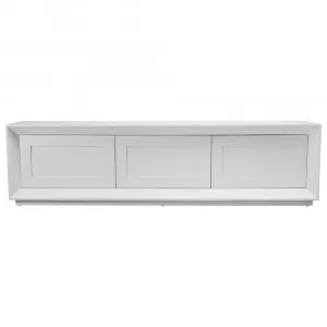 Balmain TV Unit White - 228cm by James Lane, a Entertainment Units & TV Stands for sale on Style Sourcebook