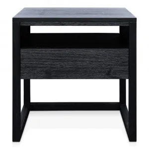 Balmain Side Table Black - 1 Drawer by James Lane, a Side Table for sale on Style Sourcebook