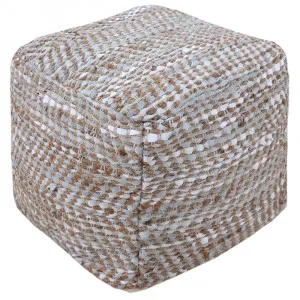 Meknes Pouf - 40cm x 40cm x 40cm by James Lane, a Ottomans for sale on Style Sourcebook