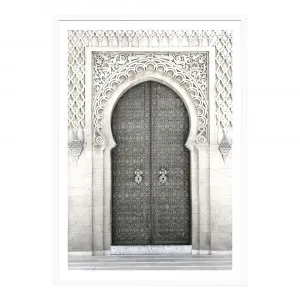 Moroccan Door Framed Print - 85cm x 115cm by James Lane, a Prints for sale on Style Sourcebook