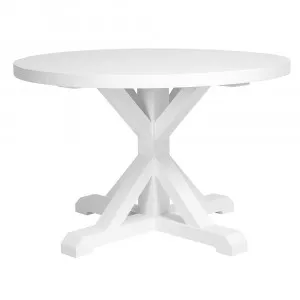 Balmain Round Dining Table White -150cm by James Lane, a Dining Tables for sale on Style Sourcebook