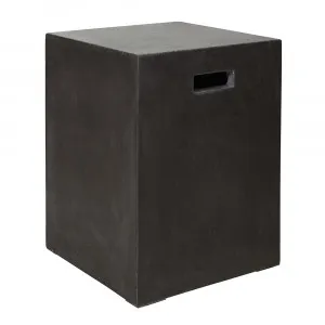 Marbella Concrete Stool Black by James Lane, a Stools for sale on Style Sourcebook