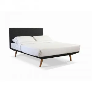 Oslo Bed Frame Charcoal by James Lane, a Beds & Bed Frames for sale on Style Sourcebook