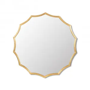 Minyama Scalloped Wall Mirror 101.6cm x 101.6cm by Luxe Mirrors, a Mirrors for sale on Style Sourcebook