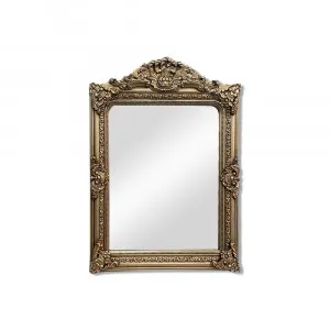 Liza Wall Mirror Antique Gold 90cm x 120cm by Luxe Mirrors, a Mirrors for sale on Style Sourcebook