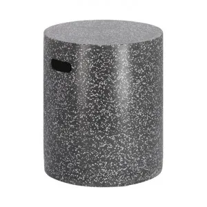 Jairo Terrazzo Outdoor Side Table - Speckled Charcoal by Interior Secrets - AfterPay Available by Interior Secrets, a Side Table for sale on Style Sourcebook