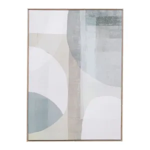 Sage Shapes 1 Box Framed Canvas in 104 x 144cm by OzDesignFurniture, a Painted Canvases for sale on Style Sourcebook