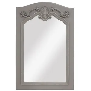 Margaret Distressed Grey Vintage Wall Mirror 50cm x 77cm by Luxe Mirrors, a Mirrors for sale on Style Sourcebook