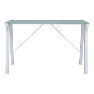 Typhoon Desk in White / Glass by OzDesignFurniture, a Desks for sale on Style Sourcebook