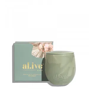 Blackcurrant & Caribbean Wood Soy Candle by al.ive body, a Candles for sale on Style Sourcebook