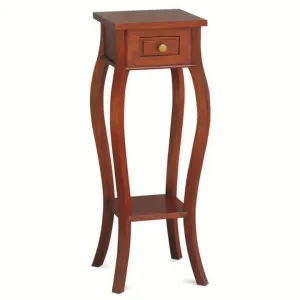 Queen Ann Mahogany Timber Plant Stand, Mahogany by Centrum Furniture, a Side Table for sale on Style Sourcebook
